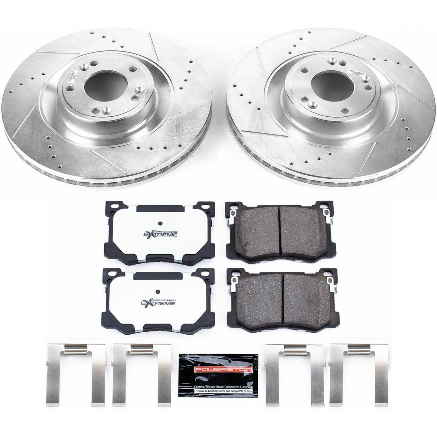 PowerStop Front Z26 Street Warrior Brake Kit | Hyundai Genesis (15-16) (K7030-26)