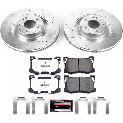 PowerStop Front Z26 Street Warrior Brake Kit | Hyundai Genesis (15-16) (K7030-26)