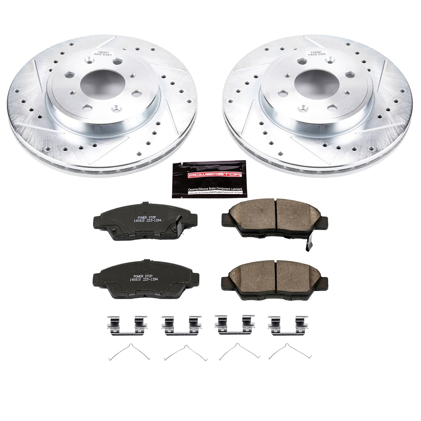 PowerStop Front Z23 Evolution Sport Brake Kit | Honda Fit (15-19) (K7032)