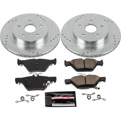 PowerStop Rear Z23 Evolution Sport Brake Kit | Subaru Legacy (15-18) (K7039)