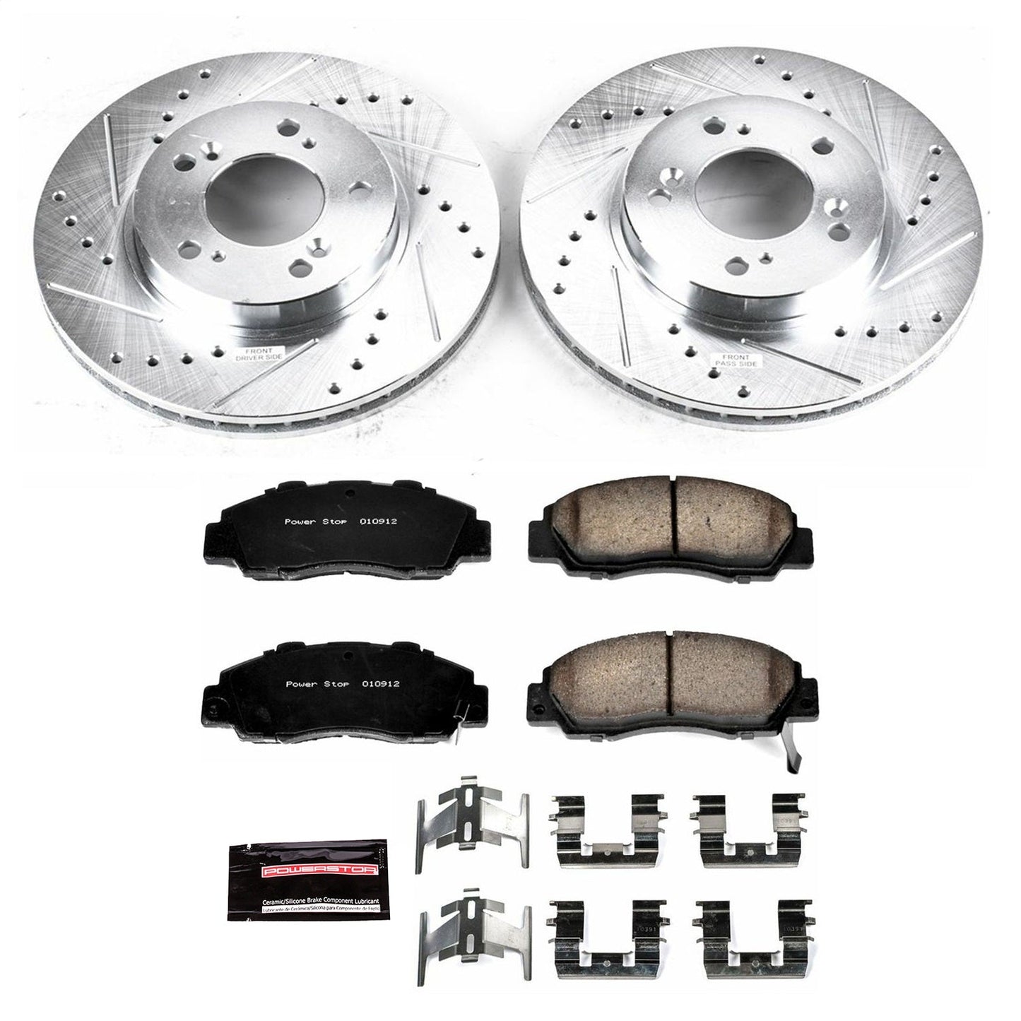 PowerStop Front Z23 Evolution Sport Brake Kit | Acura Integra (97-01) (K704)