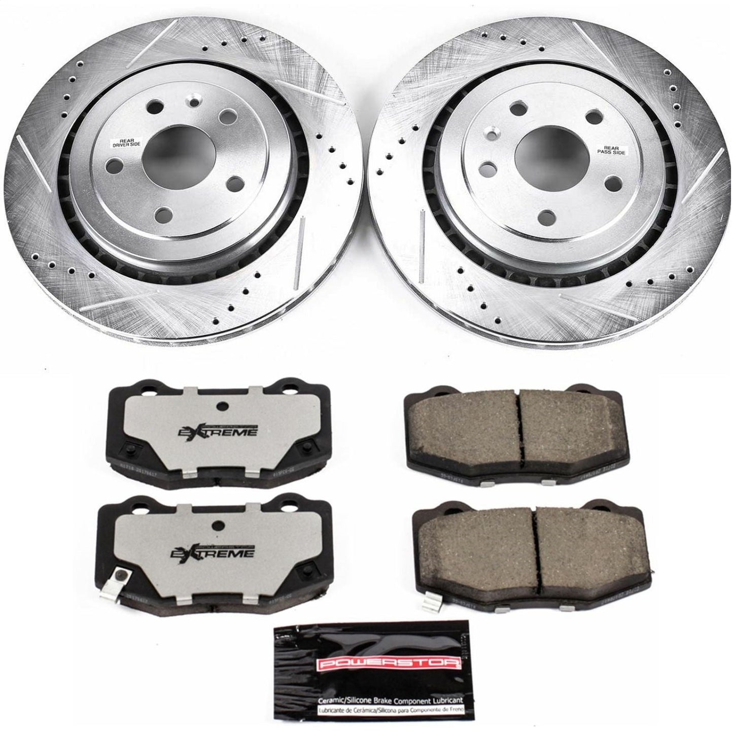 PowerStop Rear Z26 Street Warrior Brake Kit | Cadillac ATS (16-18) (K7045-26)