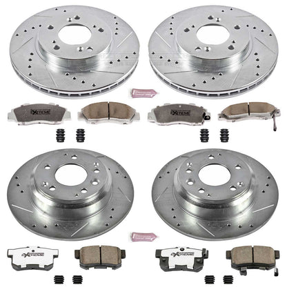 PowerStop Front & Rear Z26 Street Warrior Brake Kit | Acura RL (96-98) (K705-26)