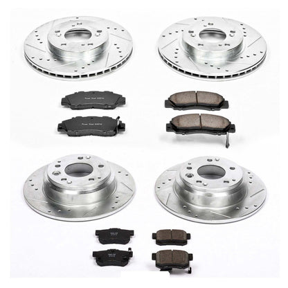 PowerStop Front & Rear Z23 Evolution Sport Brake Kit | Acura RL (96-98) (K705)