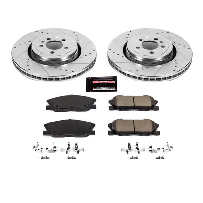 PowerStop Front Z23 Evolution Brake Kit | Dodge Charger (14-22) (K7050)