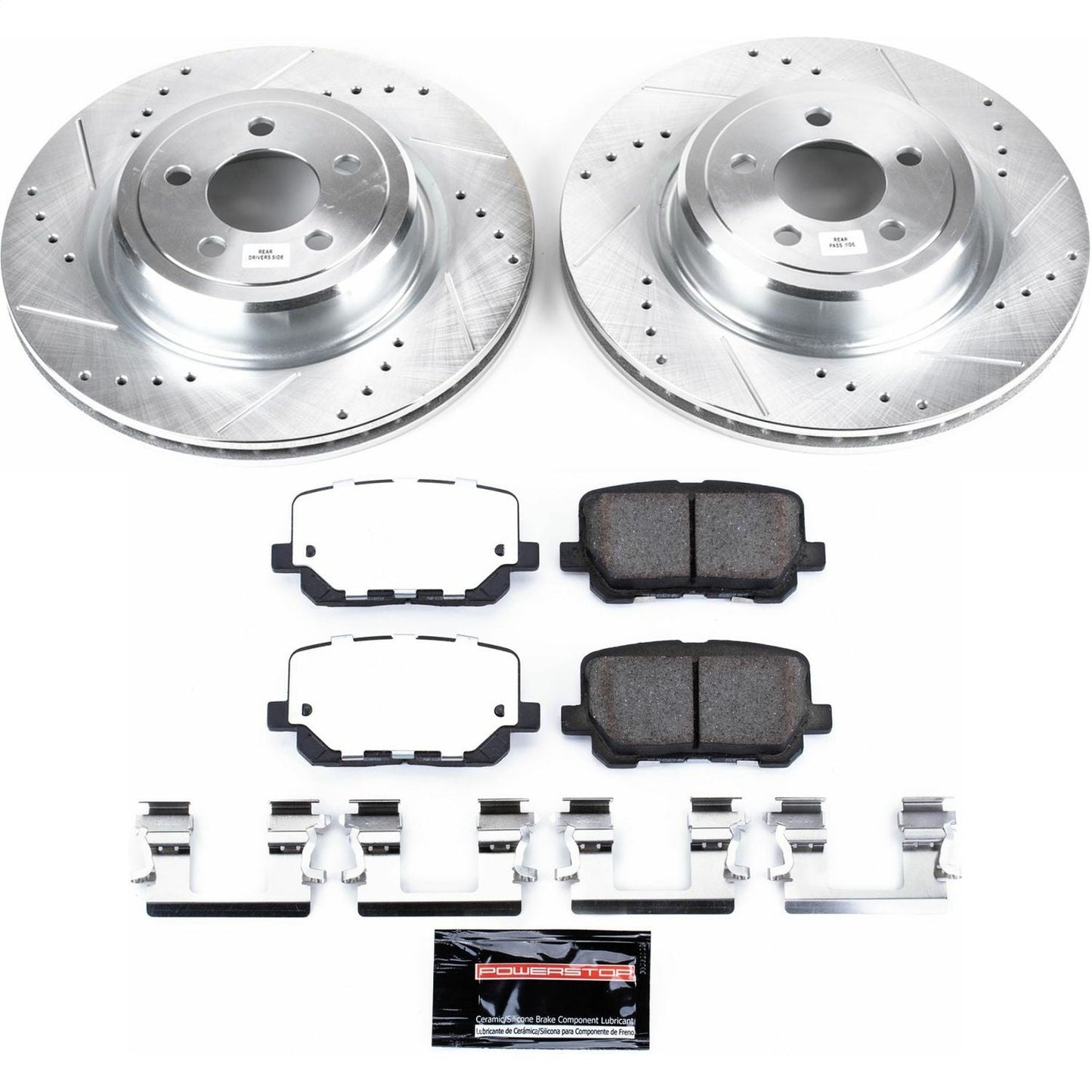 PowerStop Rear Z26 Street Warrior Brake Kit | Dodge Charger (14-19) (K7052-26)
