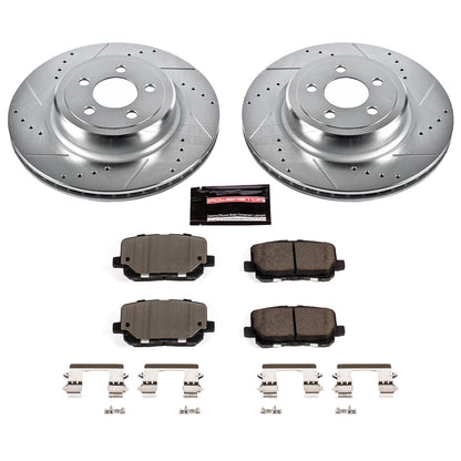 PowerStop Rear Z23 Evolution Sport Brake Kit | Dodge Charger (14-19) (K7052)