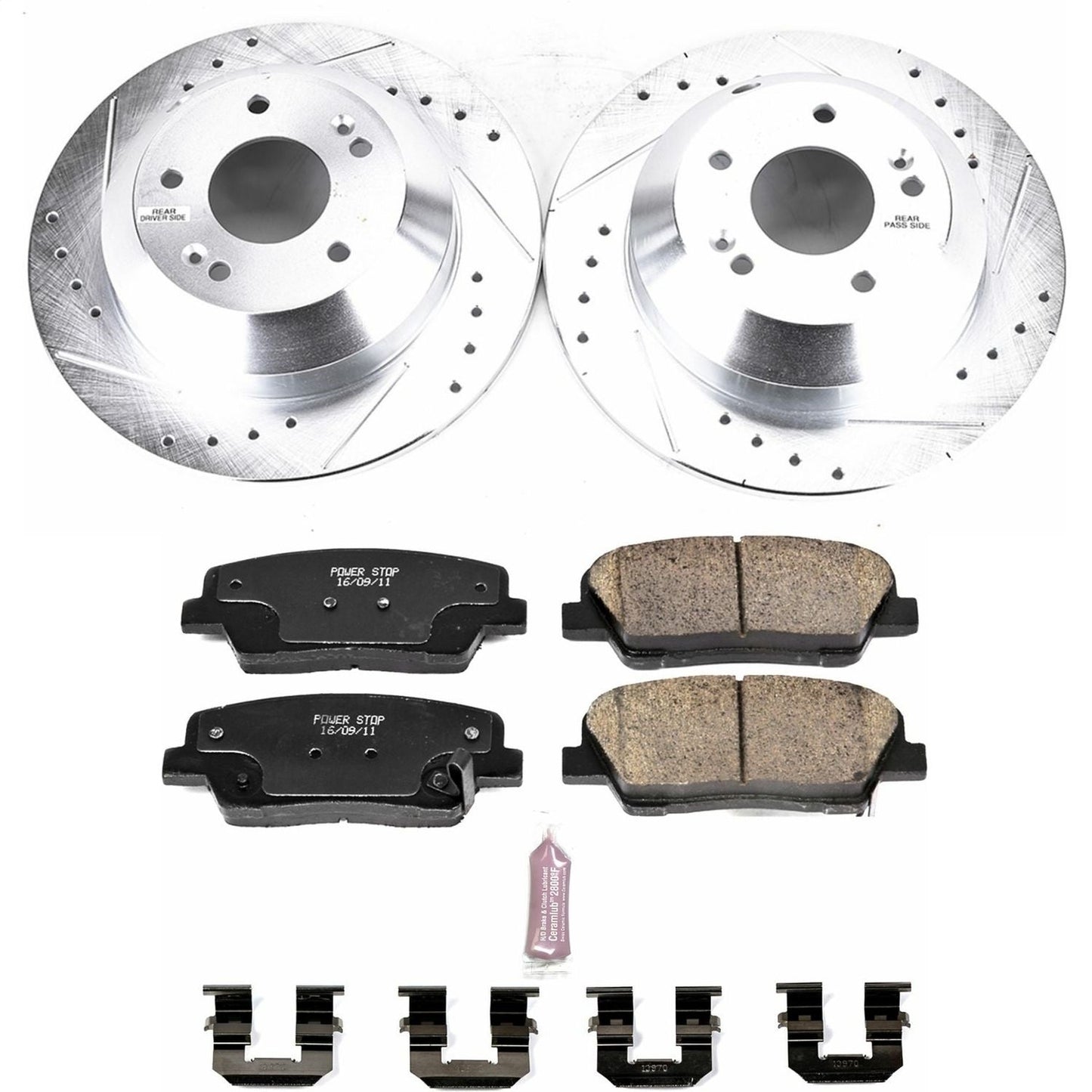 PowerStop Rear Z23 Evolution Sport Brake Kit | Kia Sorento (15-19) (K7062)
