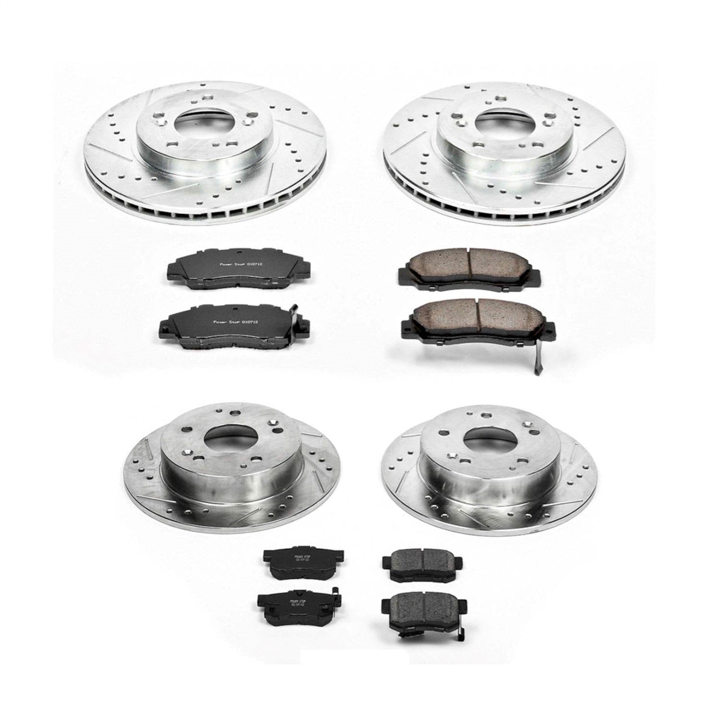 PowerStop Front & Rear Z23 Evolution Sport Brake Kit | Acura Integra (97-01) (K707)