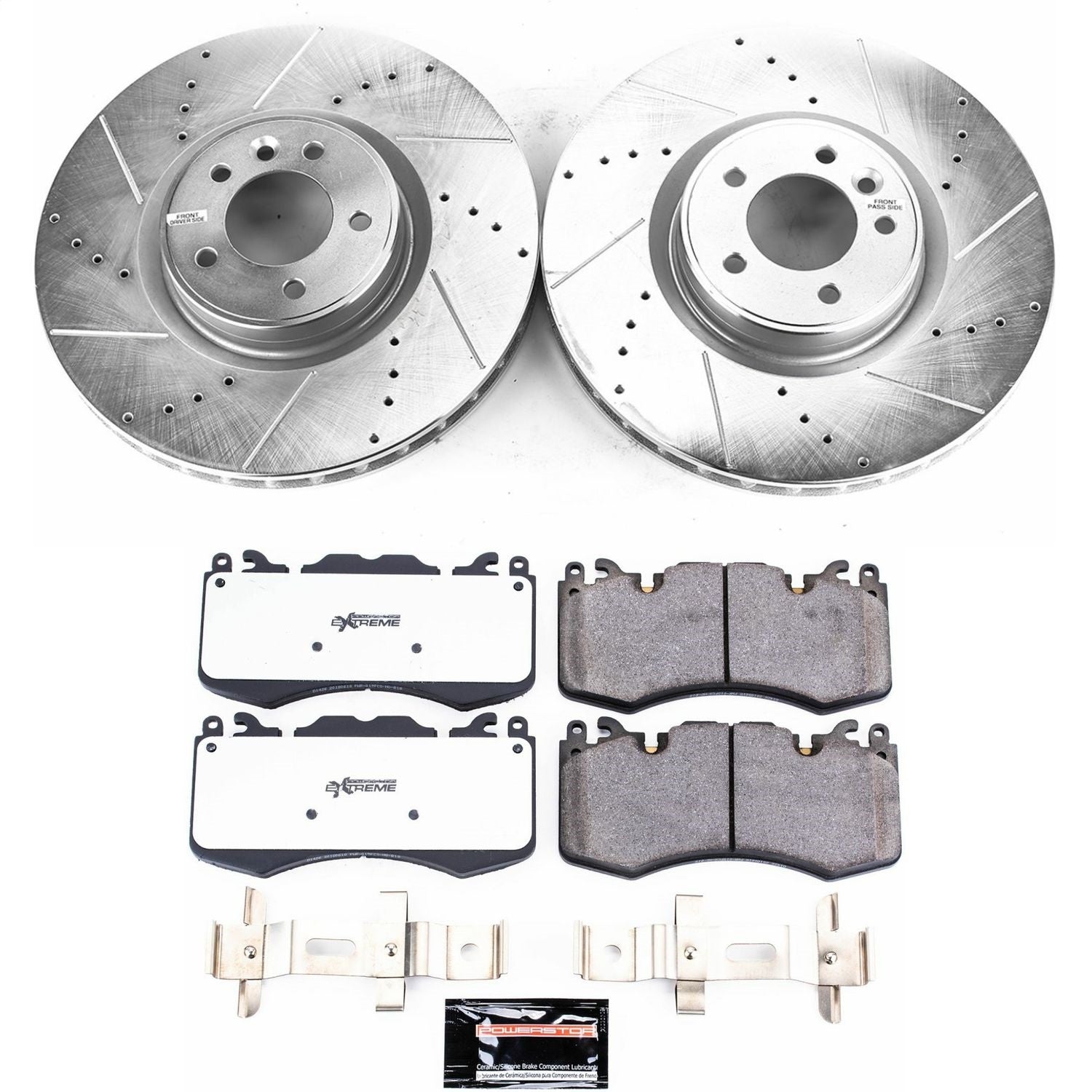 PowerStop Front Z36 Truck & Tow Brake Kit | Land Rover Range Rover Sport (14-17) (K7074-36)