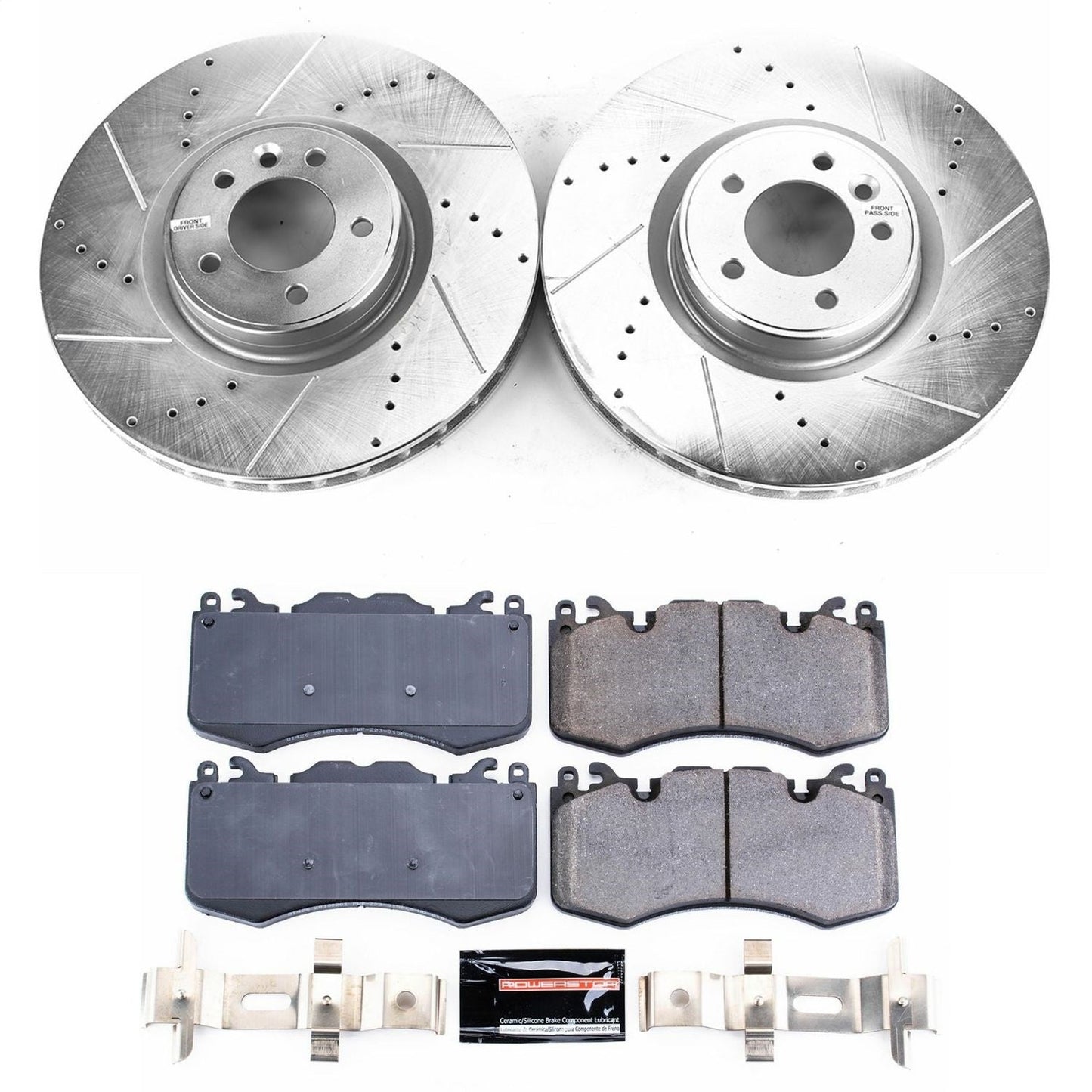PowerStop Z23 Evolution Front Brake Kit | Land Rover Range Rover Sport (14-17) (K7074)