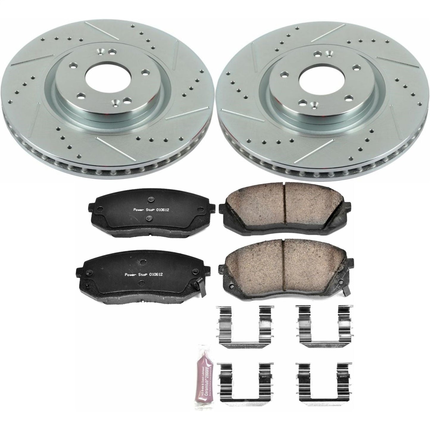 PowerStop Z23 Evolution Sport Front Brake Kit | Hyundai Sonata (15-16) (K7083)