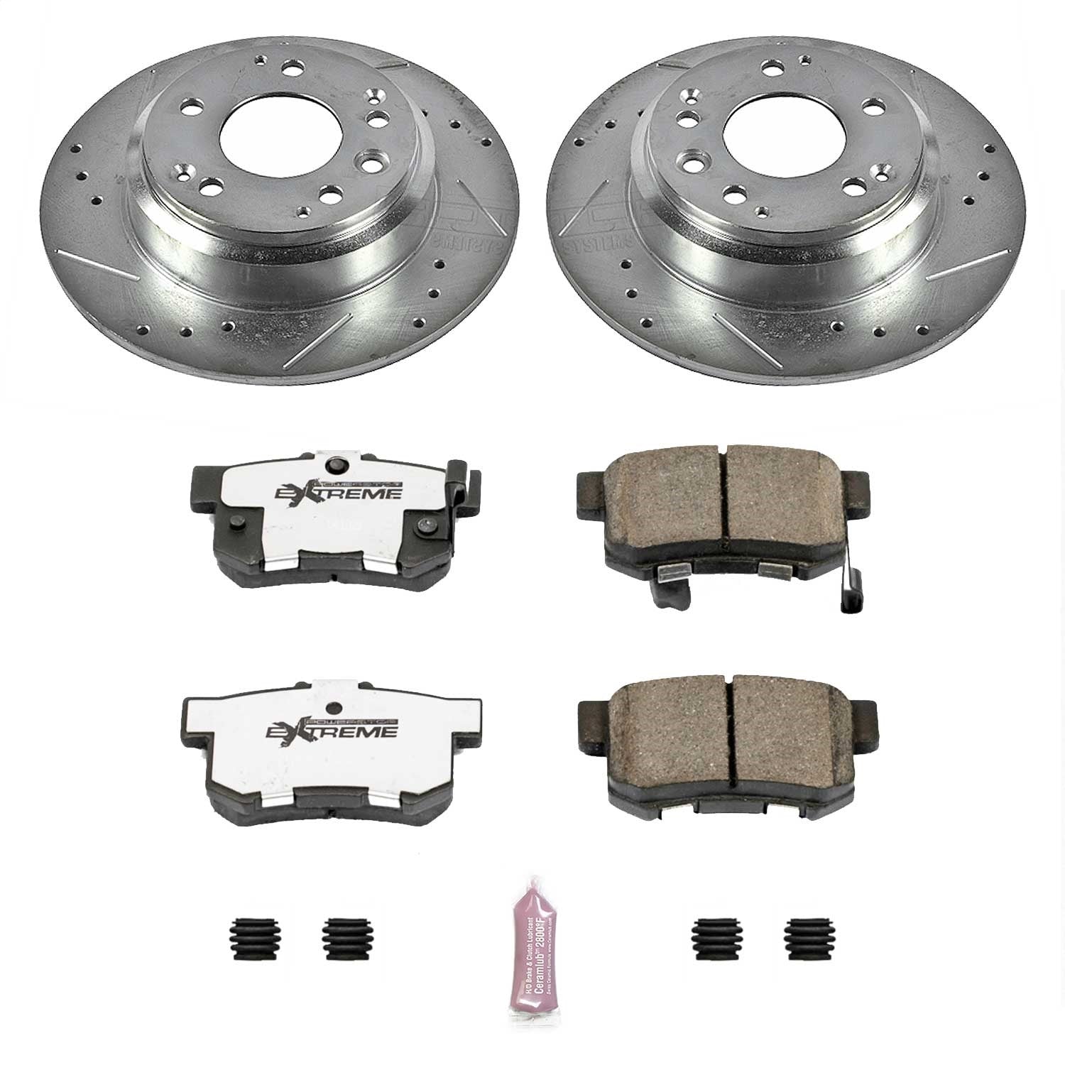 PowerStop Rear Z26 Street Warrior Brake Kit | Acura RL (96-98) (K709-26)