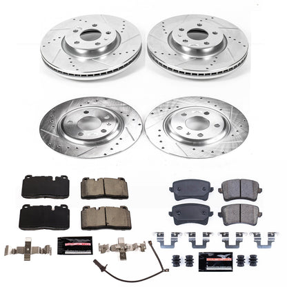 PowerStop Front & Rear Z23 Evolution Sport Brake Kit | Audi Q5 (13) (K7096)