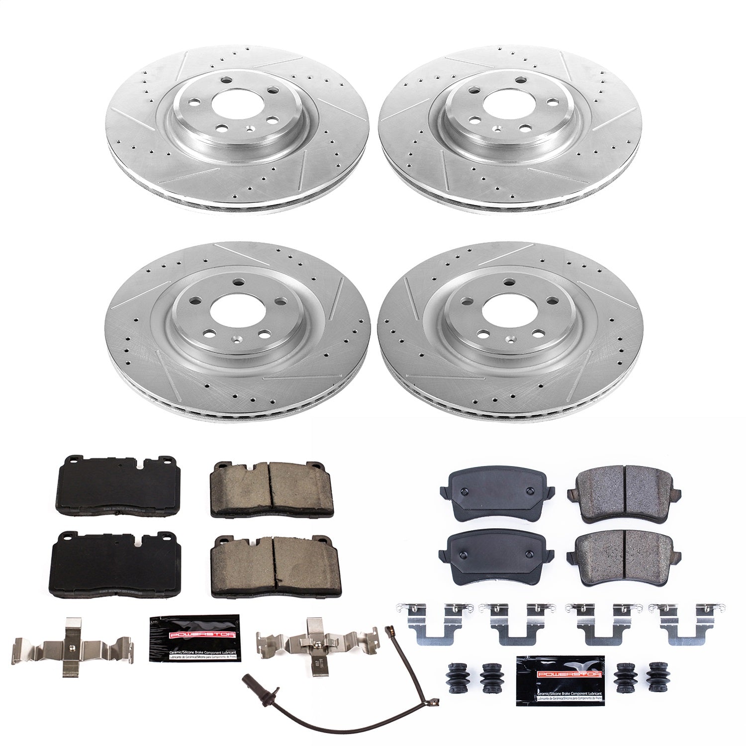 PowerStop Front & Rear Z23 Evolution Sport Brake Kit | Audi Q5 (13-17) (K7097)