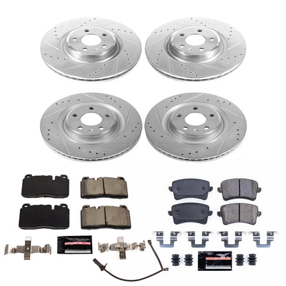 PowerStop Front & Rear Z23 Evolution Sport Brake Kit | Audi Q5 (13-17) (K7097)