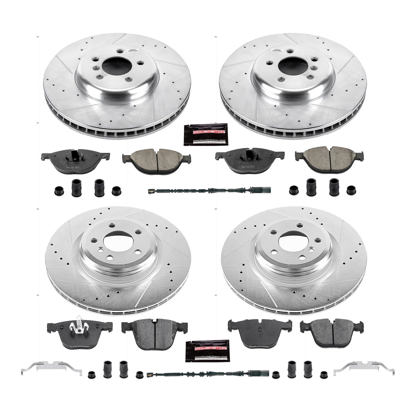 PowerStop Front & Rear Z23 Evolution Brake Kit | BMW 750Li (10-15) (K7098)