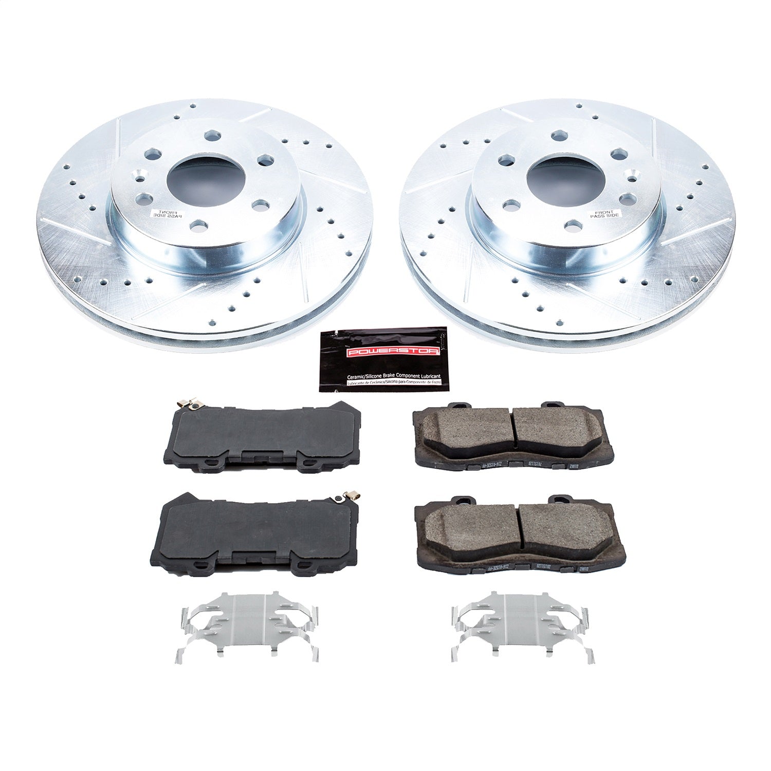 PowerStop Front Z23 Evolution Sport Brake Kit | Chevrolet Colorado (15-18) (K7126)