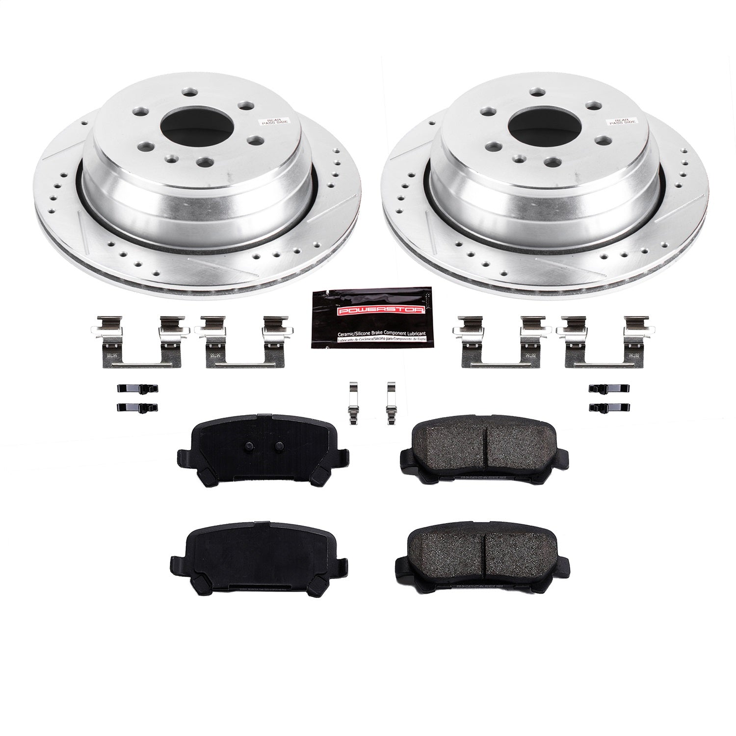 PowerStop Rear Z23 Evolution Sport Brake Kit | Chevrolet Colorado (15-18) (K7127)