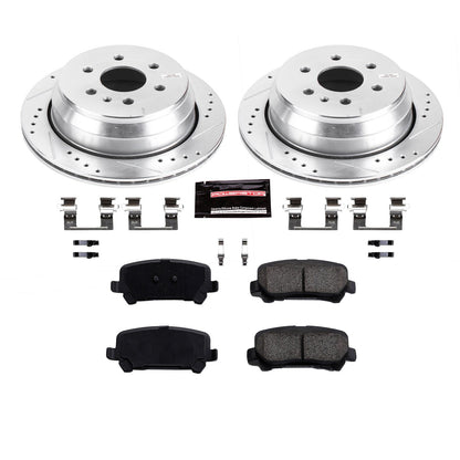 PowerStop Rear Z23 Evolution Sport Brake Kit | Chevrolet Colorado (15-18) (K7127)