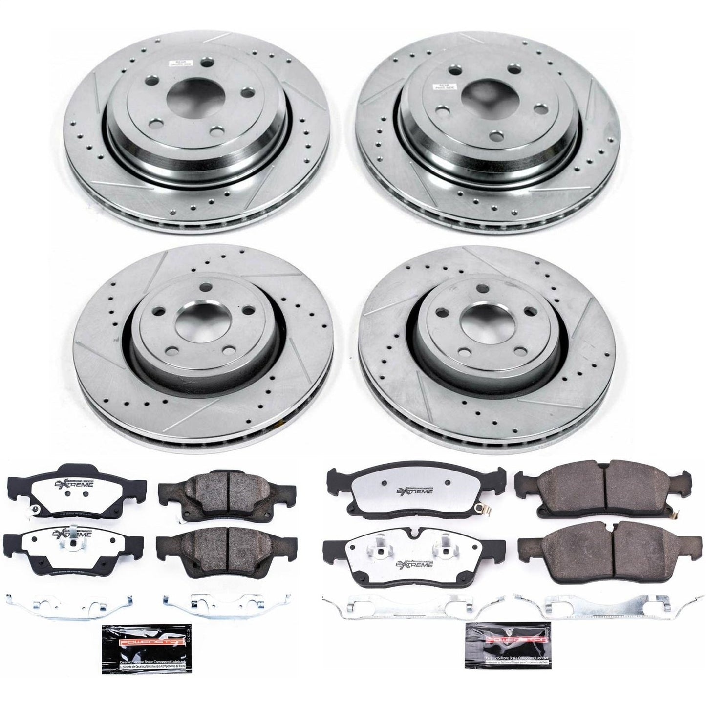 PowerStop Front & Rear Z36 Truck & Tow Brake Kit | Jeep Grand Cherokee (16-19) (K7136-36)