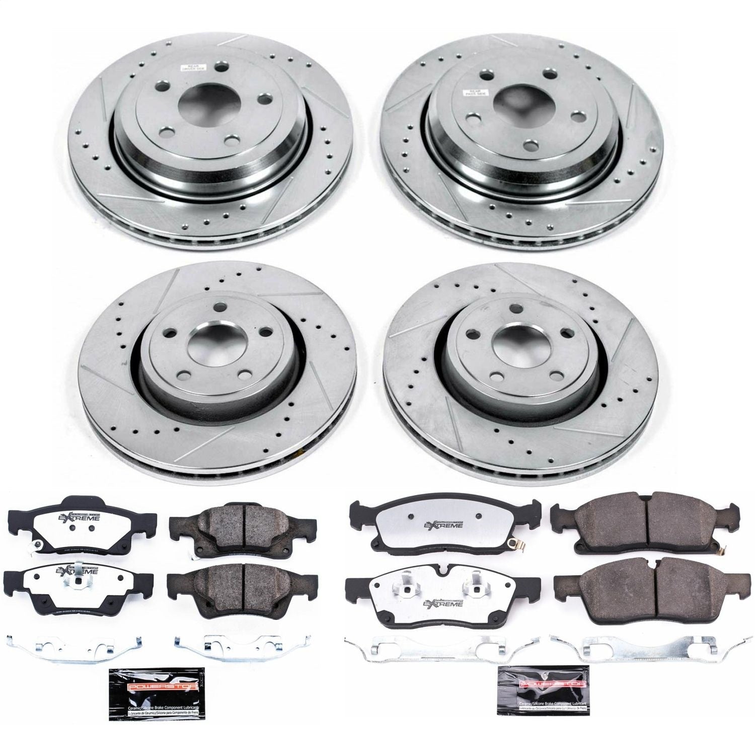 PowerStop Front & Rear Z36 Truck & Tow Brake Kit | Jeep Grand Cherokee (16-19) (K7136-36)