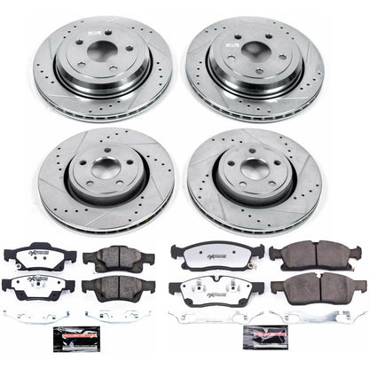 PowerStop Front & Rear Z36 Truck & Tow Brake Kit | Jeep Grand Cherokee (16-19) (K7136-36)