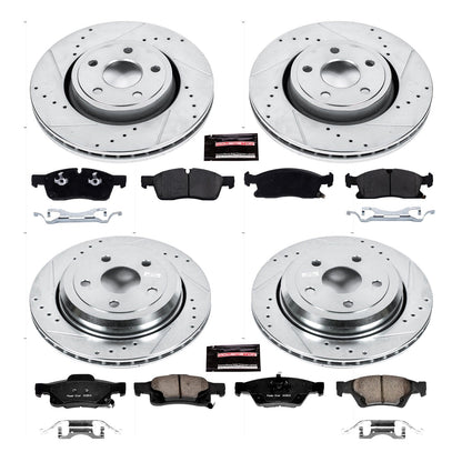 PowerStop Front & Rear Z23 Evolution Sport Brake Kit | Jeep Grand Cherokee (16-19) (K7136)