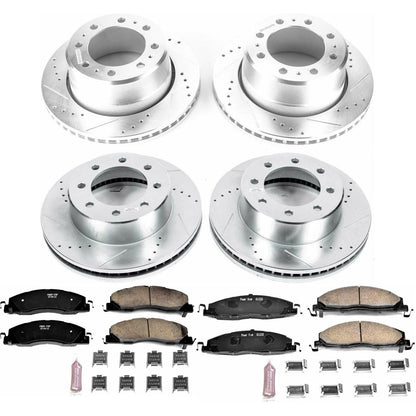 PowerStop Front & Rear Z23 Evolution Brake Kit | Ram 3500 (13-18) (K7141)