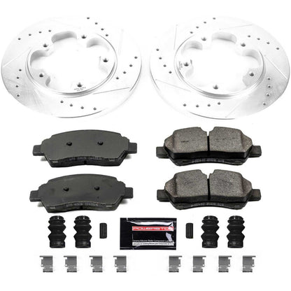 PowerStop Rear Z23 Evolution Sport Brake Kit | Ford Transit-150 (15-19) (K7145)