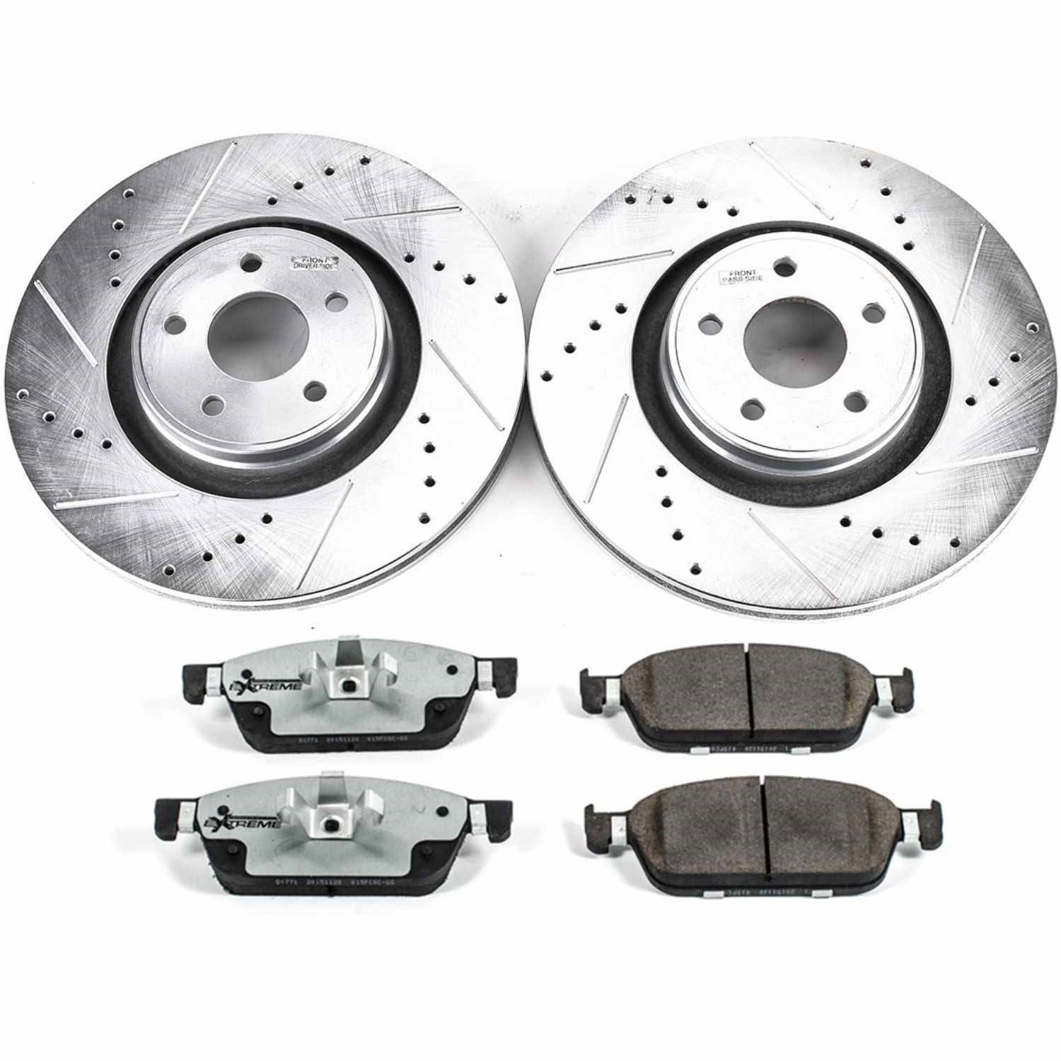 PowerStop Front Z26 Street Warrior Brake Kit | Ford Focus (15-18) (K7147-26)