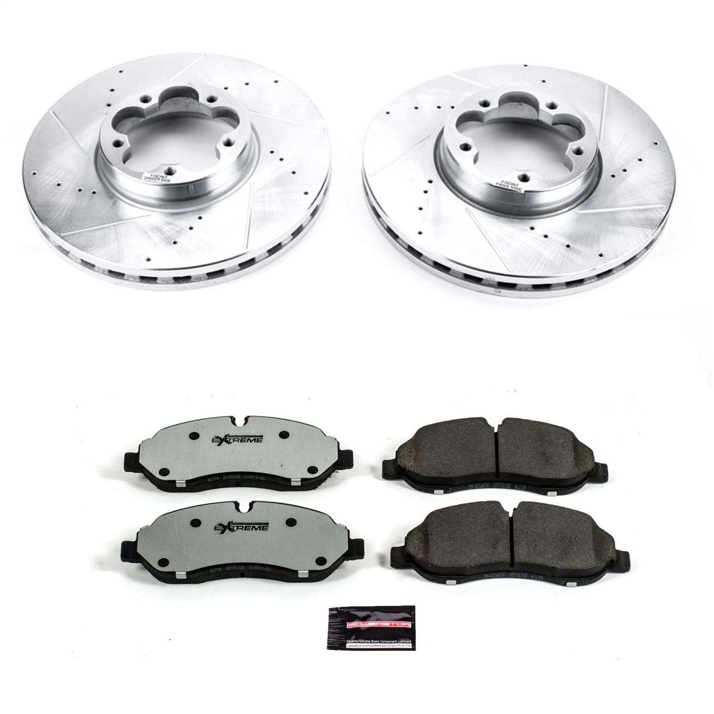 PowerStop Front Z36 Truck & Tow Brake Kit | Ford Transit-350 HD (15-18) (K7148-36)