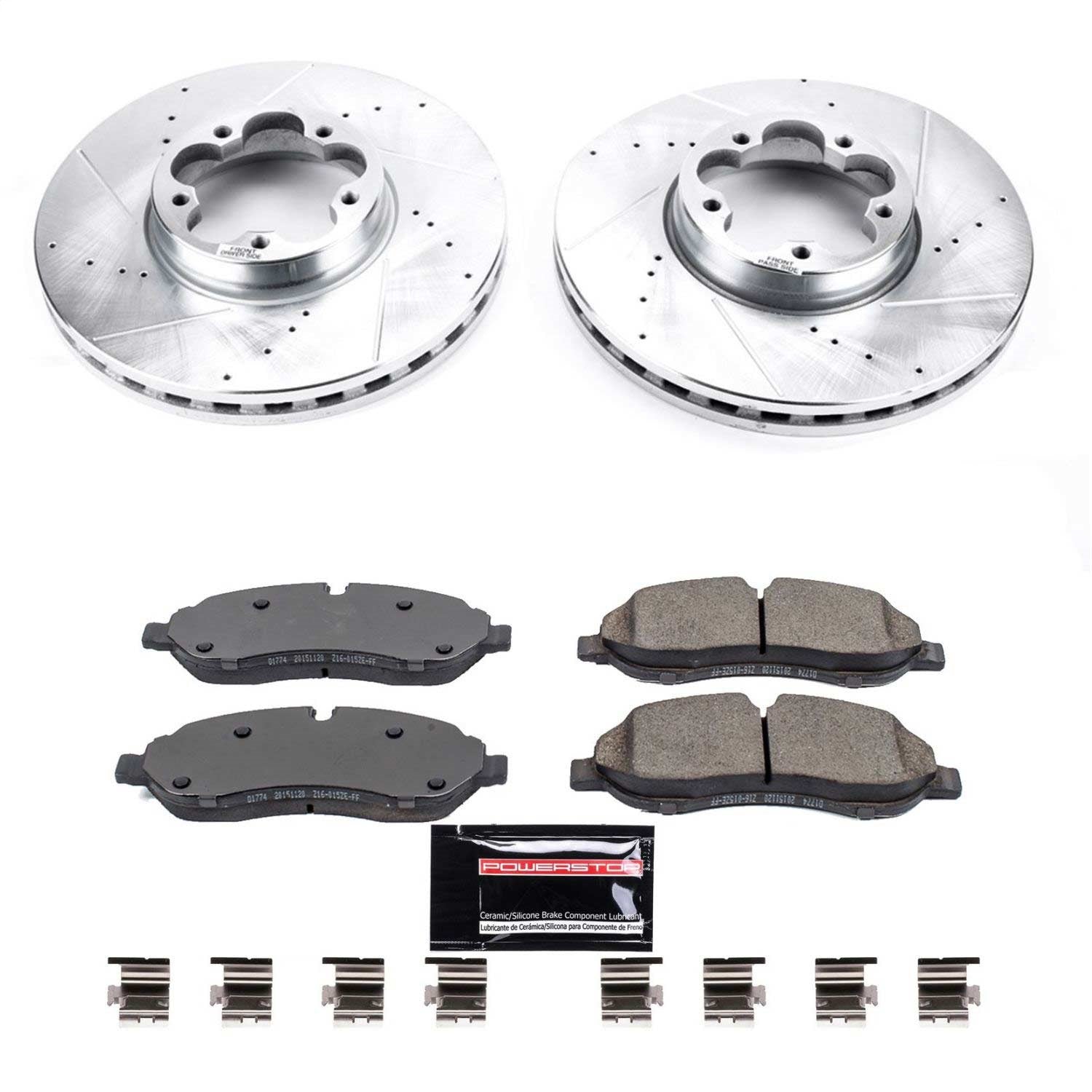 PowerStop Front Z23 Evolution Sport Brake Kit | Ford Transit-350 HD (15-18) (K7148)