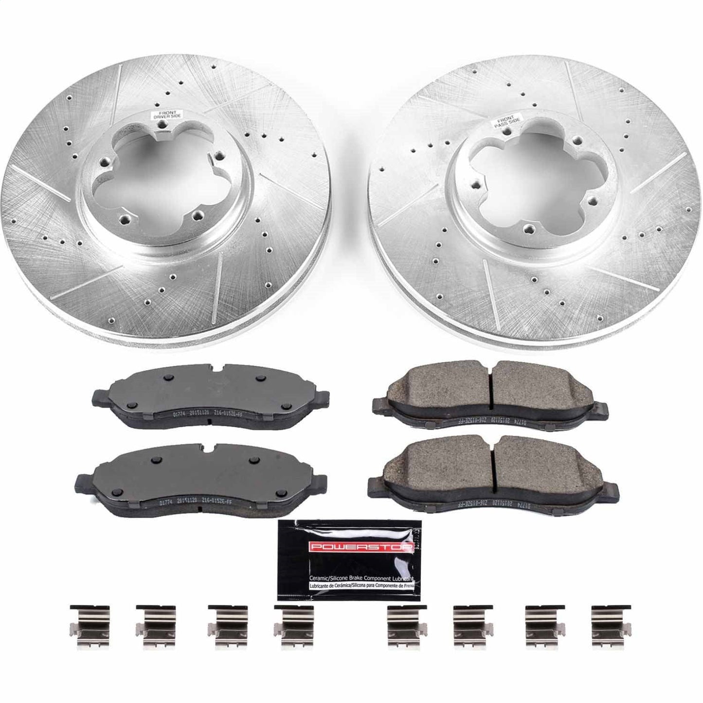 PowerStop Front Z23 Evolution Sport Brake Kit | Ford Transit-150 (15-19) (K7150)