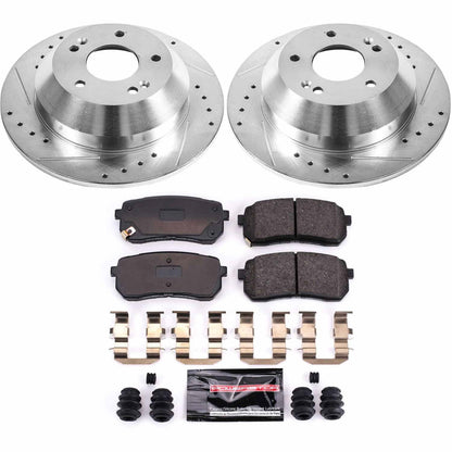 PowerStop Rear Z23 Evolution Sport Brake Kit | Kia Sedona (15-19) (K7213)