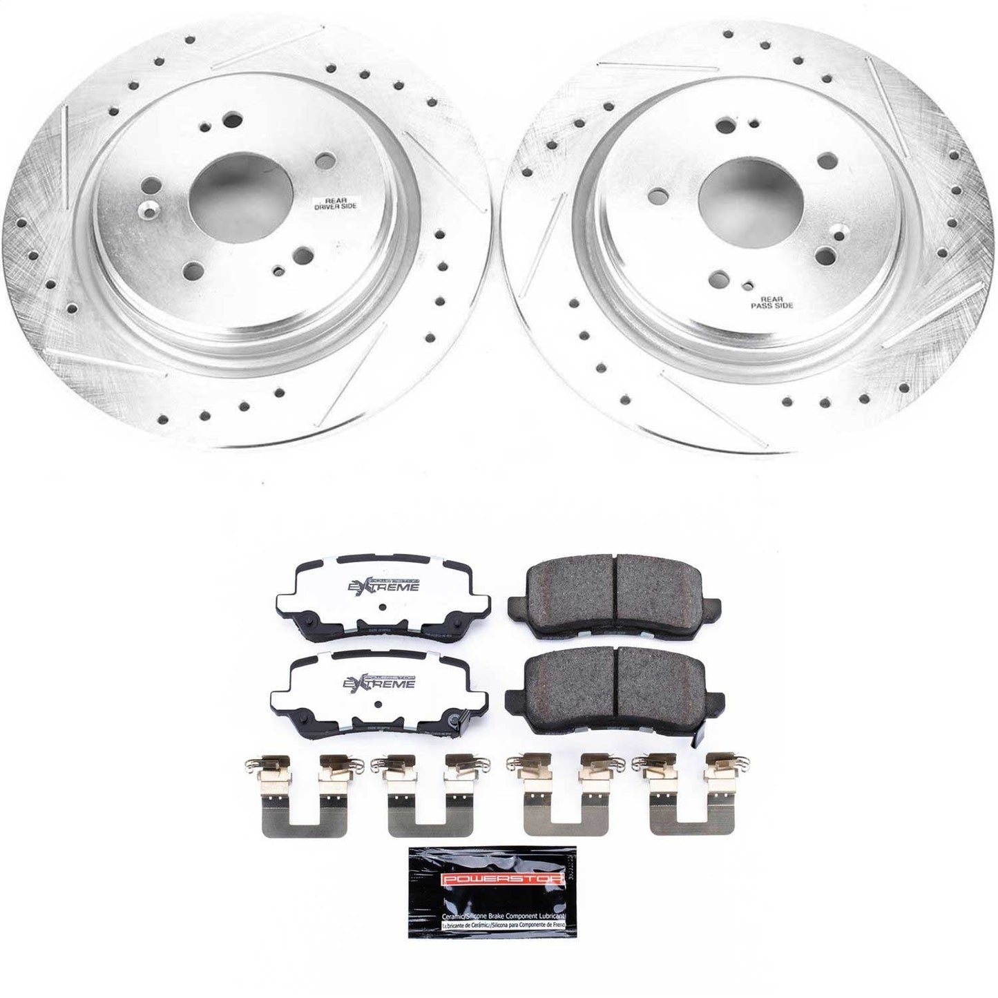 PowerStop Rear Z26 Street Warrior Brake Kit | Acura TLX (15-19) (K7216-26)