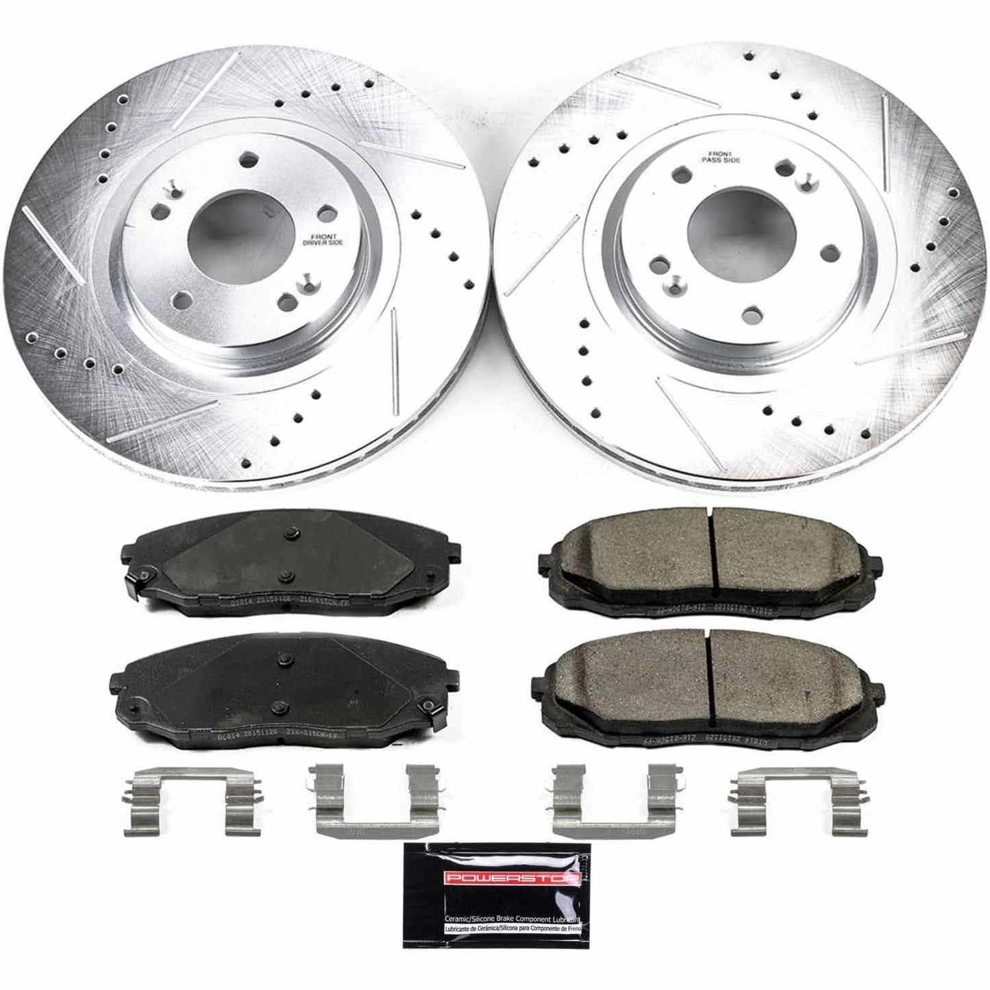 PowerStop Front Z23 Evolution Sport Brake Kit | Kia Sedona (15-19) (K7218)