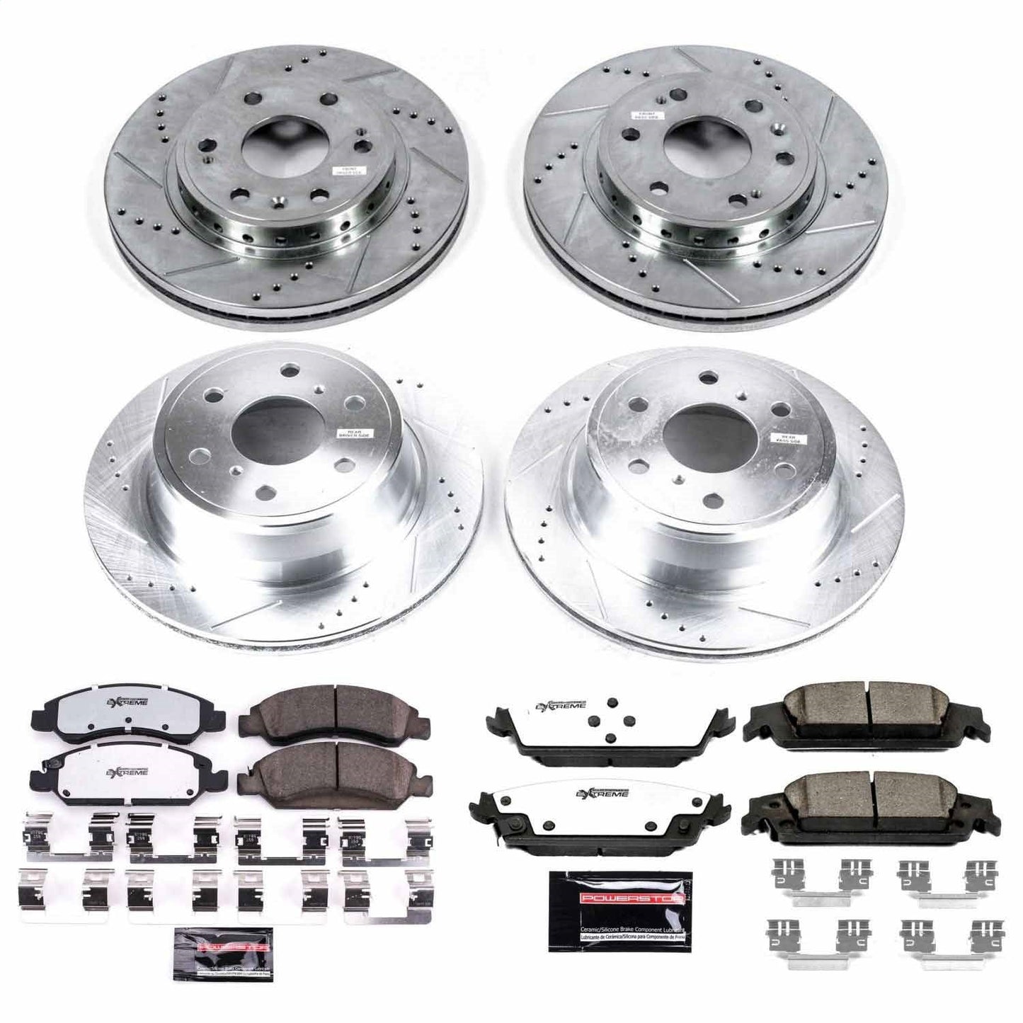 PowerStop Front & Rear Z36 Truck & Tow Brake Kit | Chevrolet Tahoe (15-19) (K7225-36)