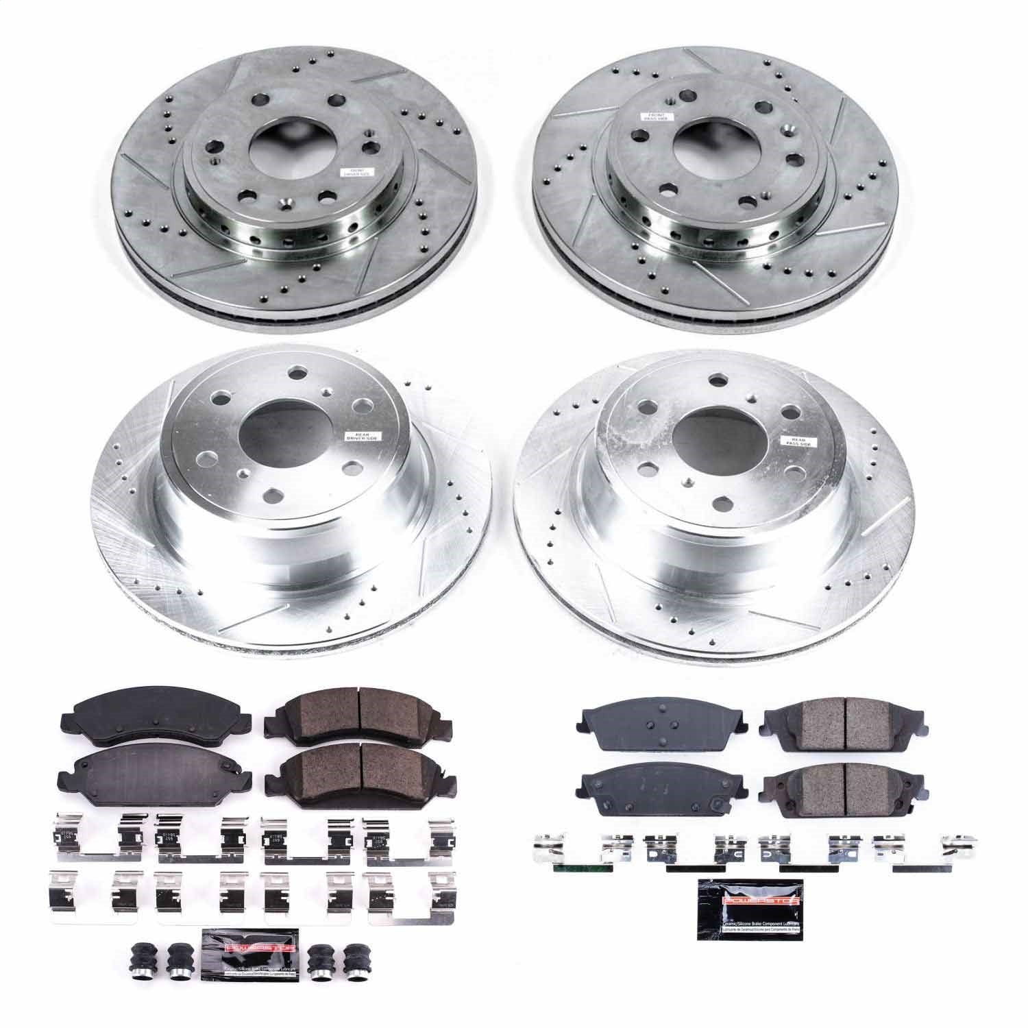 PowerStop Front & Rear Z23 Evolution Sport Brake Kit | Chevrolet Tahoe (15-19) (K7225)
