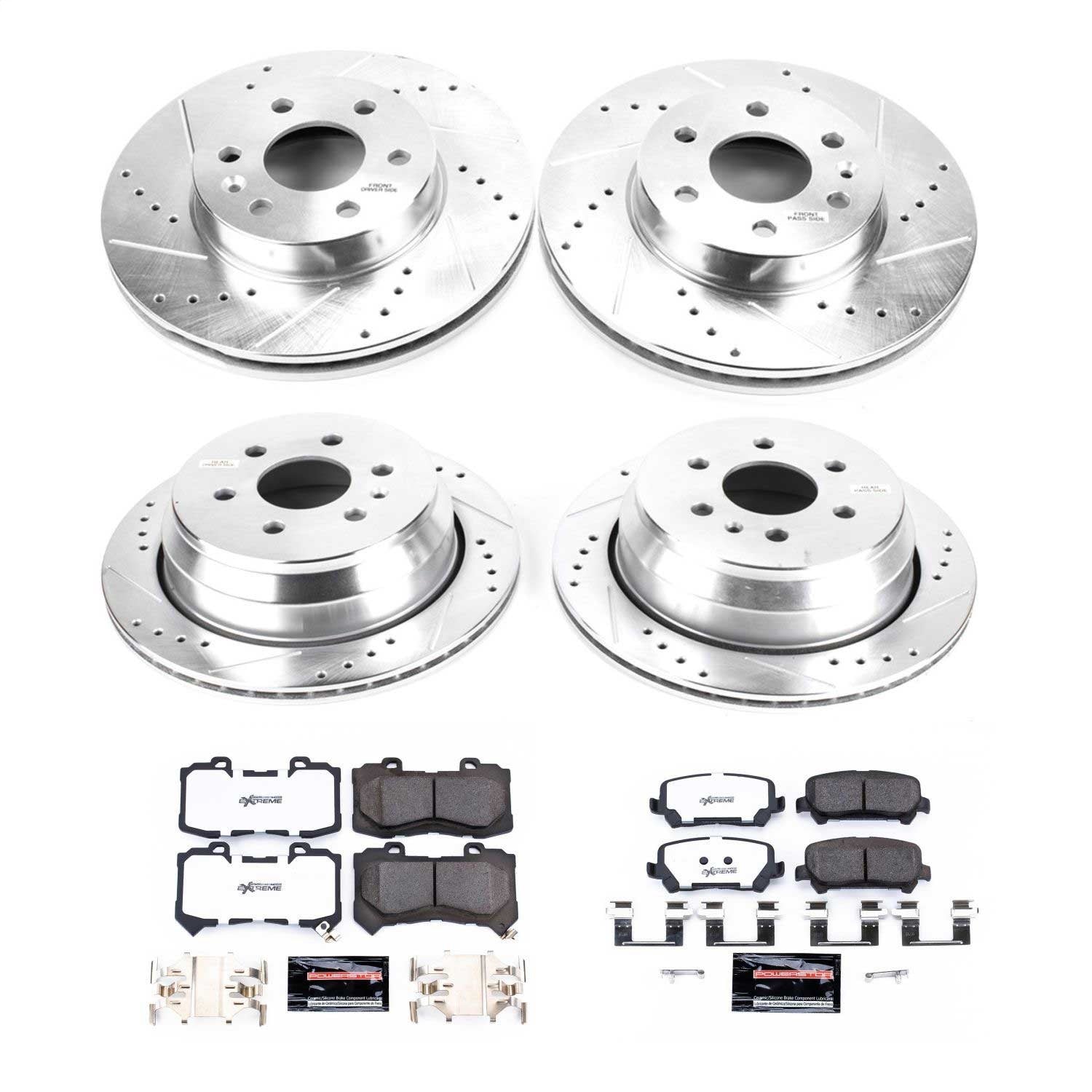 PowerStop Front & Rear Z36 Truck & Tow Brake Kit | Chevrolet Colorado (15-18) (K7228-36)