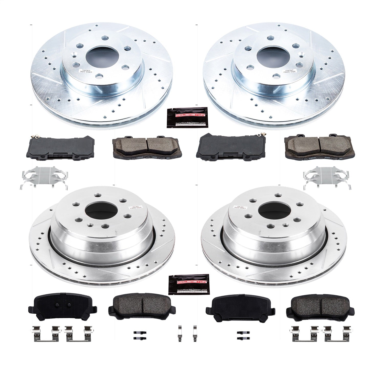 PowerStop Front & Rear Z23 Evolution Sport Brake Kit | Chevrolet Colorado (15-18) (K7228)