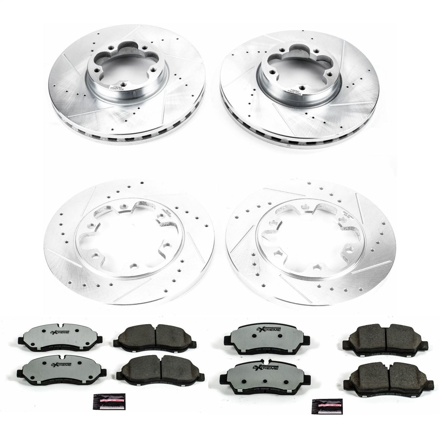PowerStop Front & Rear Z36 Truck & Tow Brake Kit | Ford Transit-350 HD (15-18) (K7234-36)