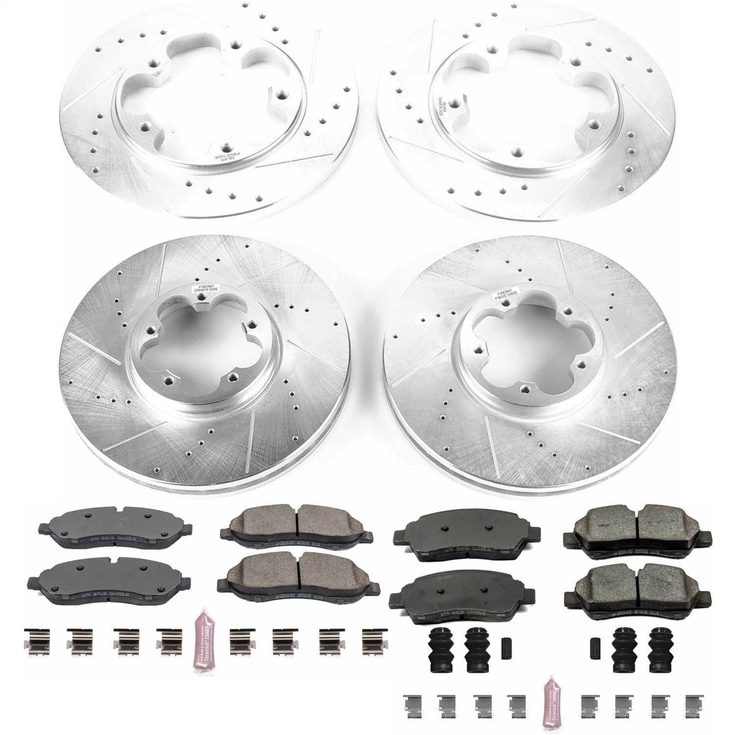 PowerStop Front & Rear Z23 Evolution Sport Brake Kit | Ford Transit-150 (15-19) (K7235)