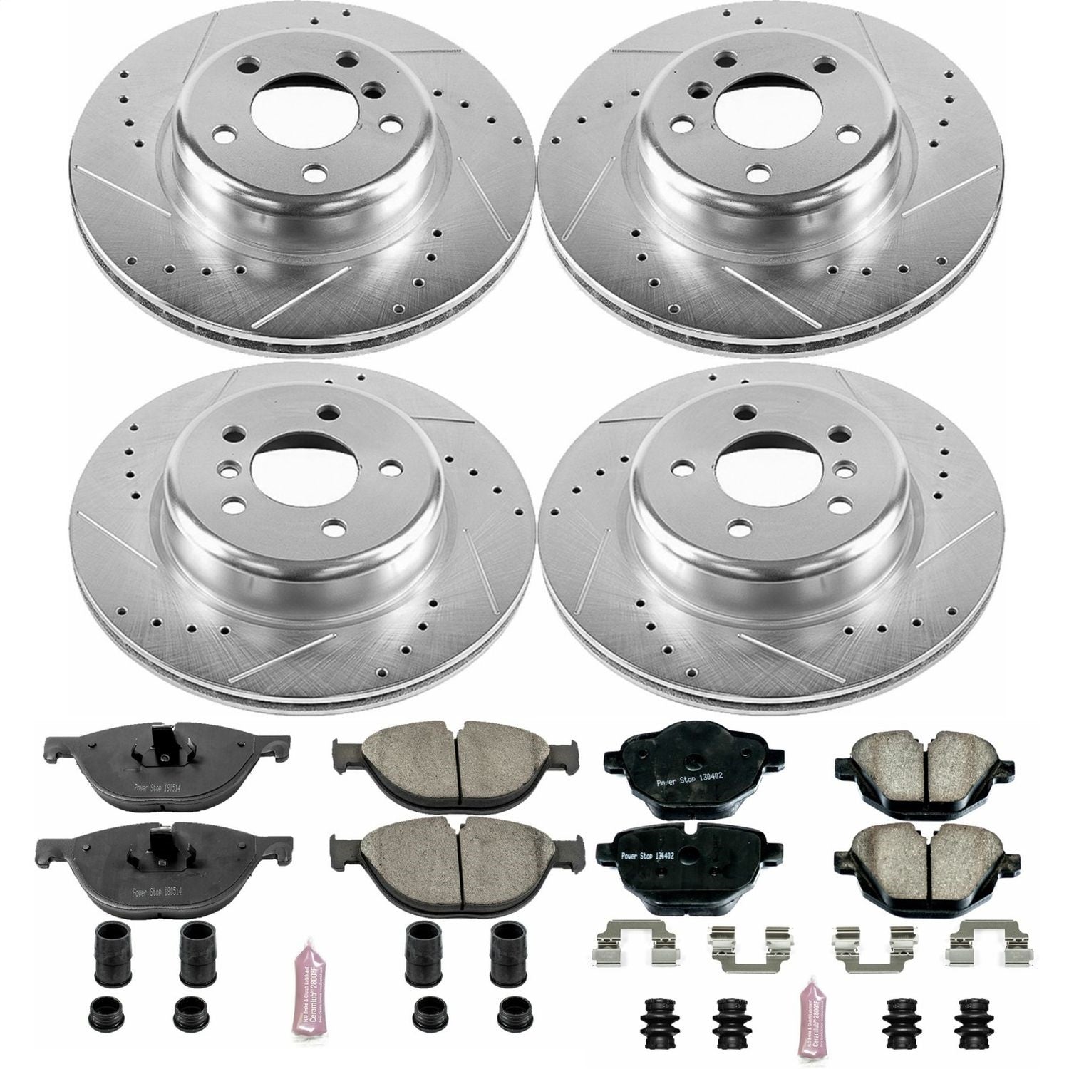 PowerStop Front & Rear Z23 Evolution Sport Brake Kit | BMW 528i (12-13) (K7236)