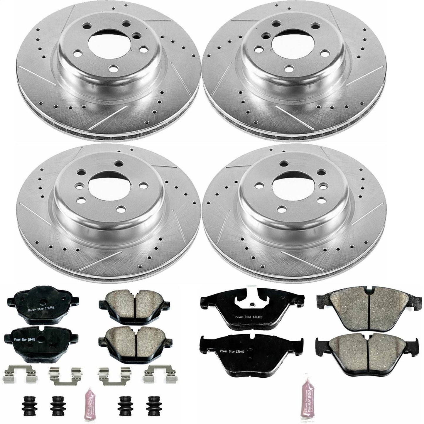 PowerStop Z23 Evolution Sport Front & Rear Brake Kit | BMW 528i (14-16) (K7237)
