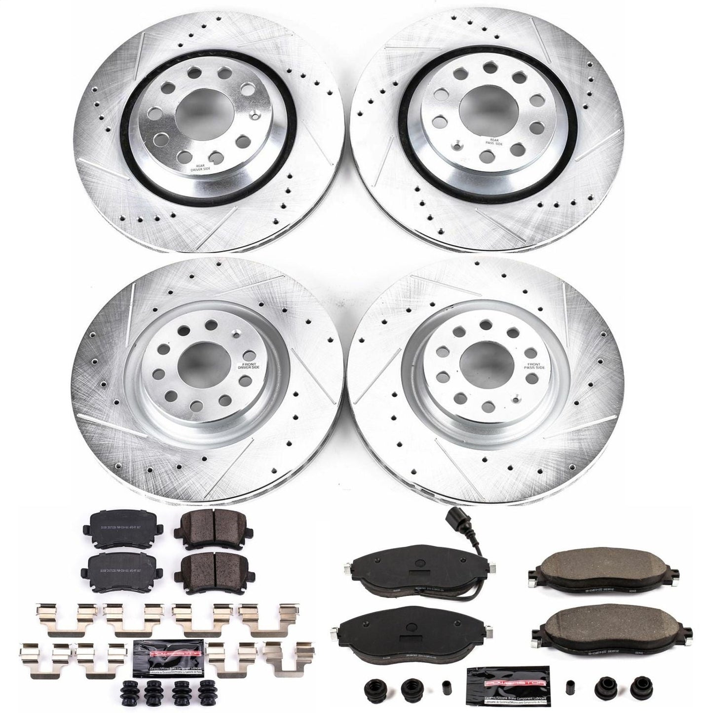 PowerStop Front & Rear Z23 Evolution Sport Brake Kit | Volkswagen CC (12-17) (K7254)