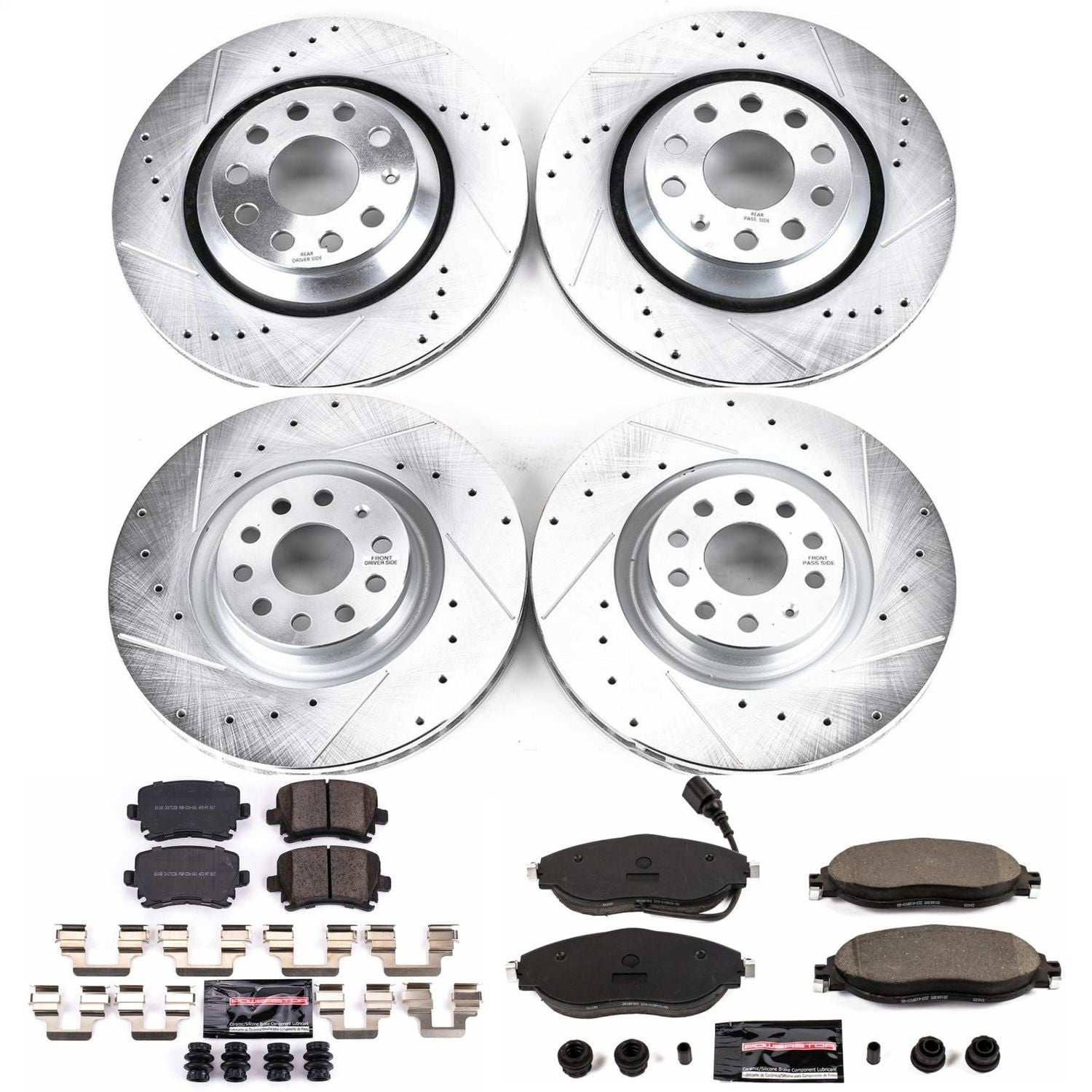PowerStop Front & Rear Z23 Evolution Sport Brake Kit | Volkswagen CC (12-17) (K7254)