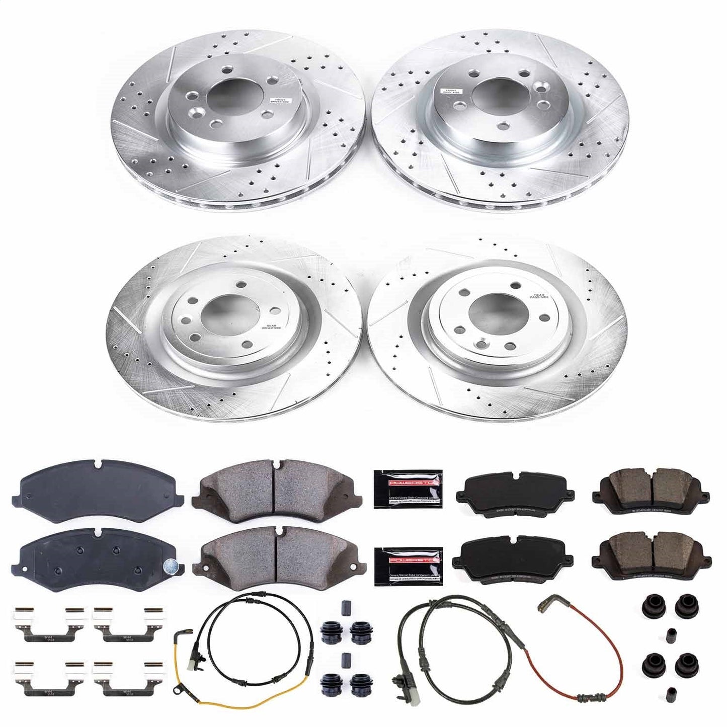 PowerStop Front & Rear Z23 Evolution Sport Brake Kit | Land Rover Discovery (17) (K7260)
