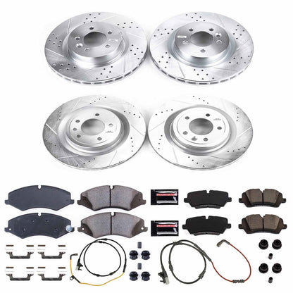 PowerStop Front & Rear Z23 Evolution Sport Brake Kit | Land Rover Discovery (17) (K7260)