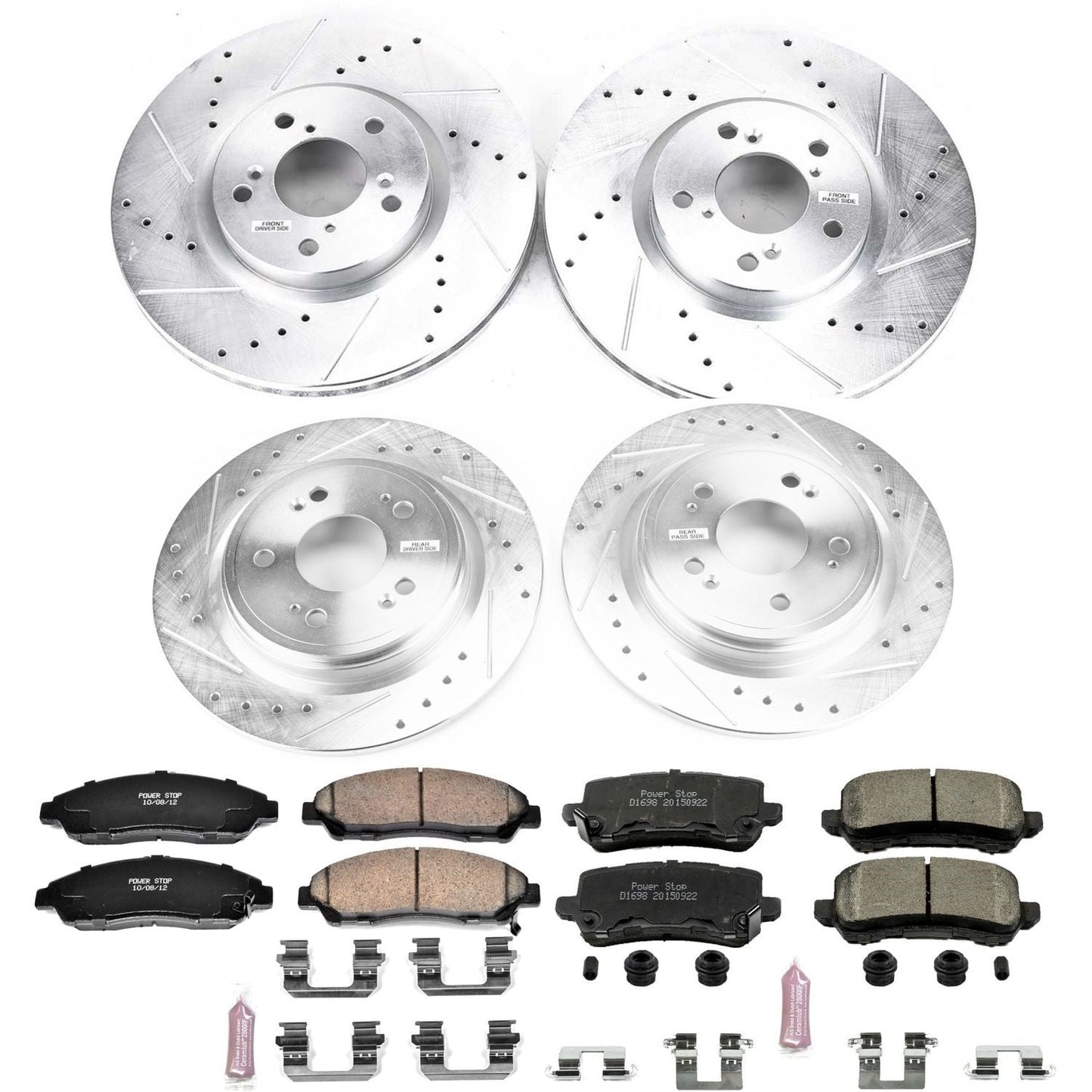 PowerStop Front & Rear Z23 Evolution Sport Brake Kit | Acura RLX (16-19) (K7282)